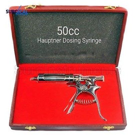 SURGICAL ONLINE 50cc Hauptner Veterinary Dosing Syringe for Accurate and Correct Dosing Stainless Feeder