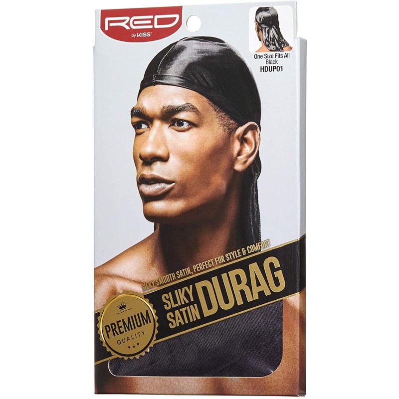 Red by Kiss Silky Satin Durag Premium Smooth Silky Durag