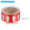 PATIKIL Flow Arrow Tape, Polyethylene Pipe Marking Sticker with Reflective