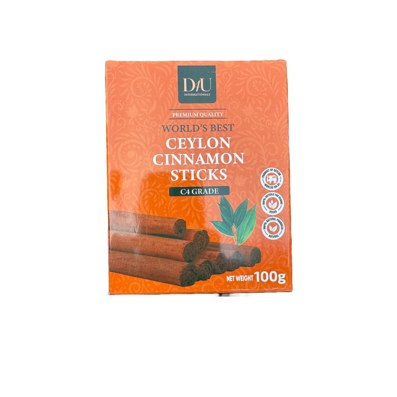 Ceylon Cinnamon Sticks 100g | C4 Grade | Sweet &