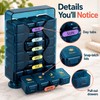 Weekly Pill Organizer 4 Times a Day – 28 Compartment