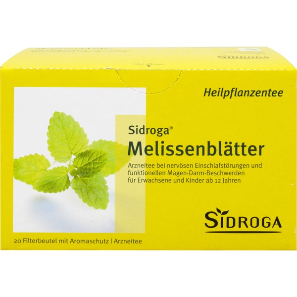 Sidroga Melissenblätter Heilpflanzentee, 20 pcs. Filter bag