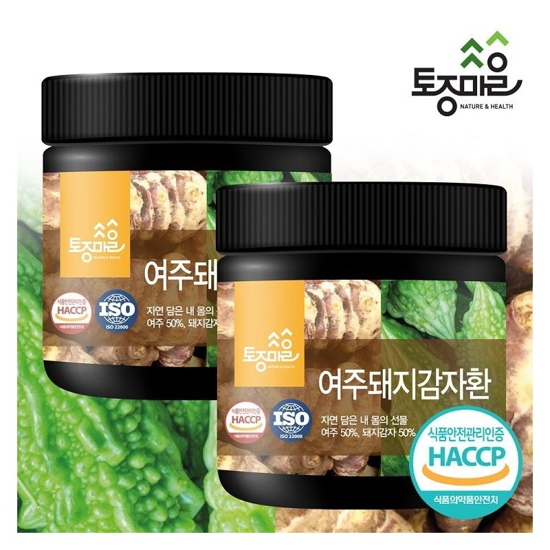 native village HACCP인증 국산 여주돼지감자환 300g X 2통