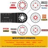 Multitool Saw Blades Accessories, Wood Soft Metal Plastic Multimaster Saw