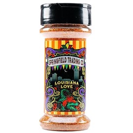 Springfield Trading Co. Louisiana Love Cajun Seasoning – Bold, Smoky & Savory Spice Blend – All-Natural, Vegan, Gluten-Free – Great for Grilling, Seafood, Meats, Veggies – 5oz