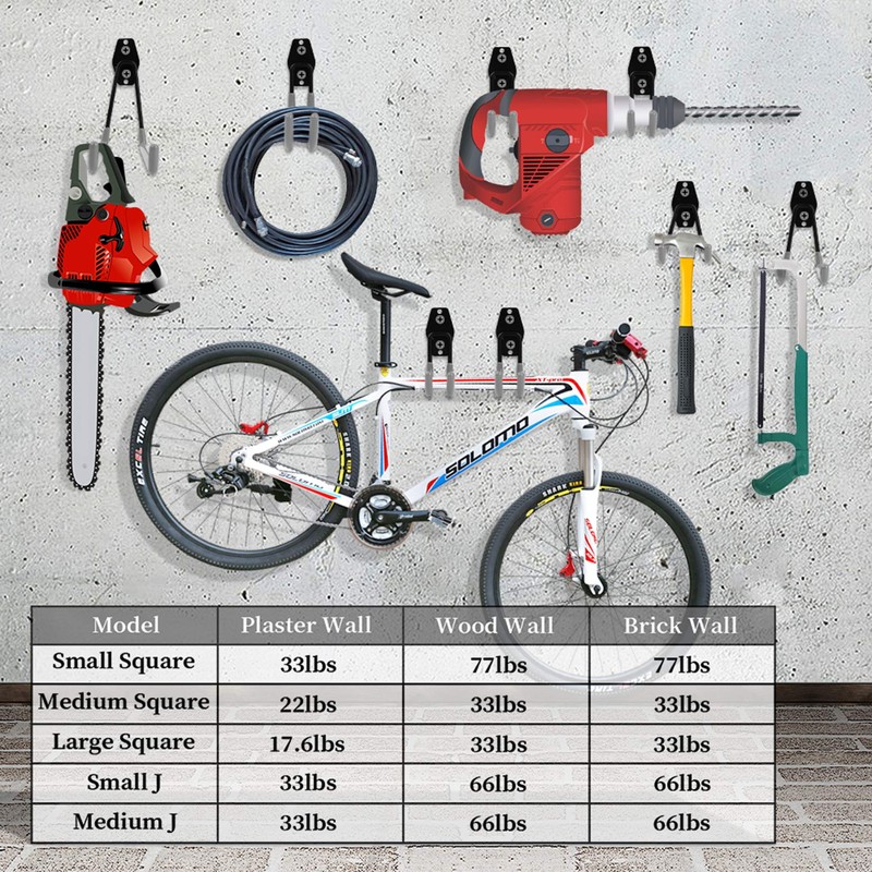 Garage Hooks Heavy Duty 14 Pack, Steel Garage Storage Hooks,