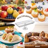 Luxshiny Footed Fruit Serving Tray: 11.7" European Style Dessert Display