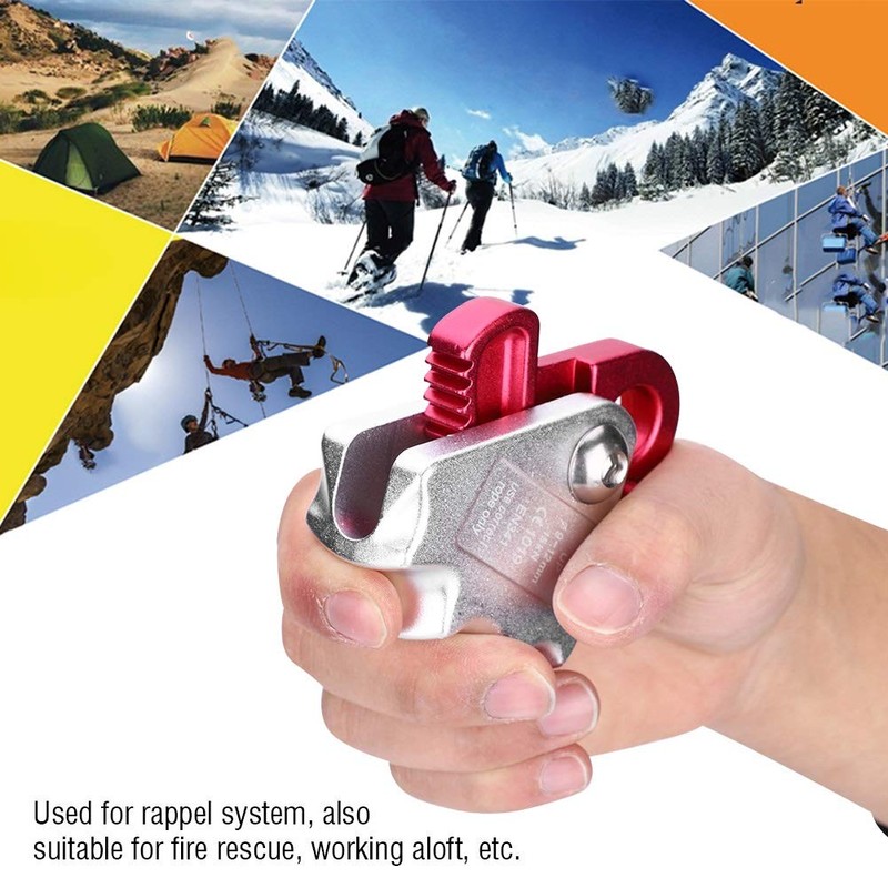 MAGT Climbing Stopper Climbing Abseiling Device 15KN Self-Braking Stop Abseiling