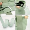 MINGRI Canvas Tote Bag for Women,Small Totes Bags with Zipper