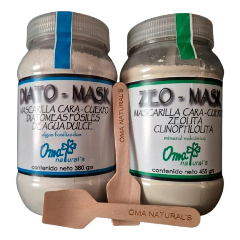 Mascarillas Zeolita + Diatomeas Detox Kit + Protector Solar