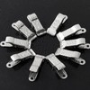 Metal Mini Clamps Mini Spring Clamp Crocodile Alligator Clips Silver