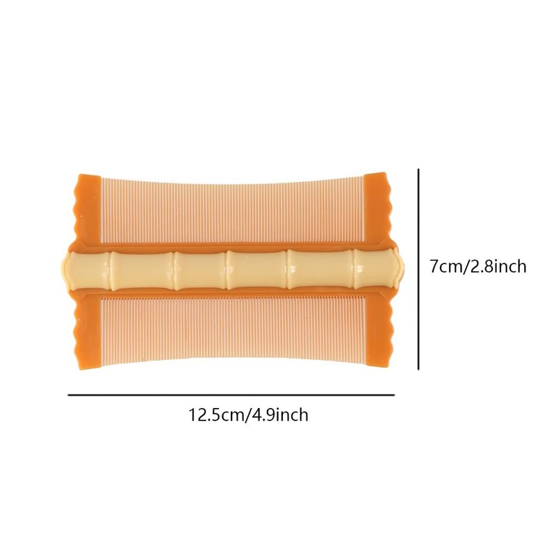 2pcs Super Dense Tooth Encryption Comb Women Hair Comb, Double-Side