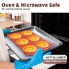 Ocmoiy 4 Inch Silicone Egg Molds for Baking/Jumbo Muffin Top