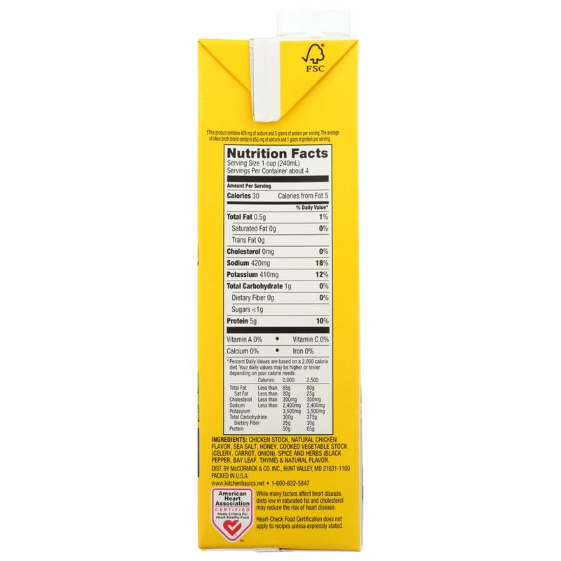 Kitchen Basics Chicken Cooking Stock 32 oz. (pack of 2)