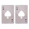 Bottle Openers, 2 PCS Ace of Spades Bottle Openers, Credit