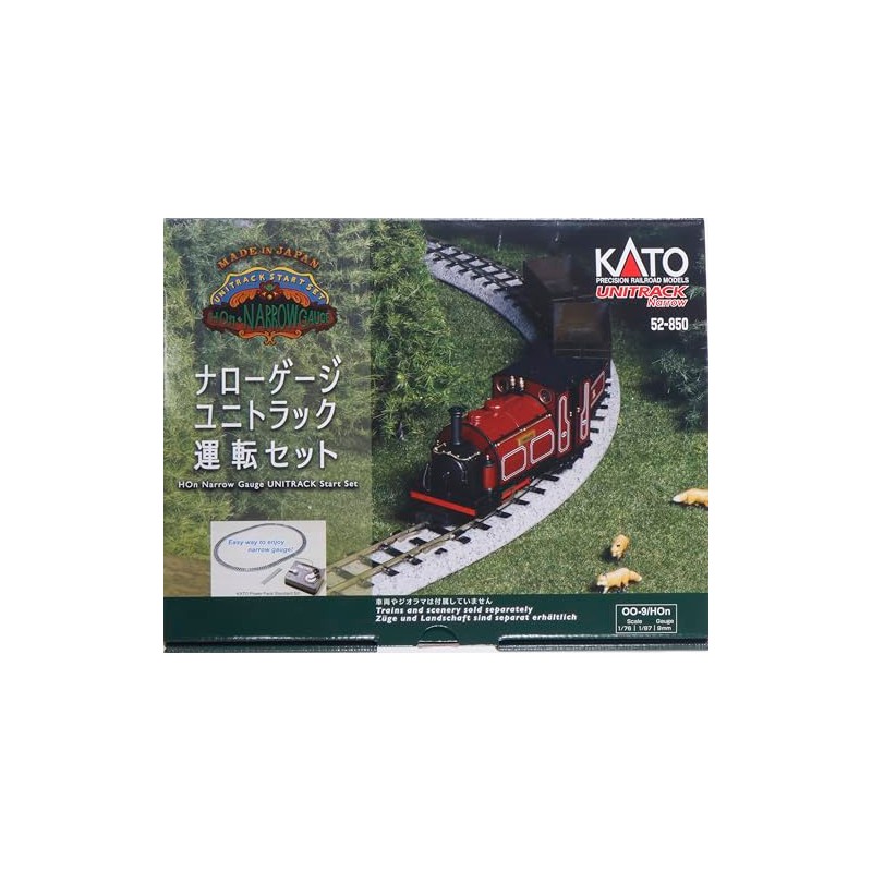 KATO 52-850 Narrow Gauge Uni-Track Driving Set, Railway Model, Introductory