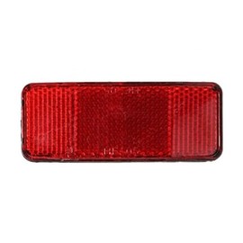 Rosojodg Red Reflector Rear Pannier Rack Attachment Bicycle Rear Reflector Attachment to Luggage Rack Cycling Reflectors