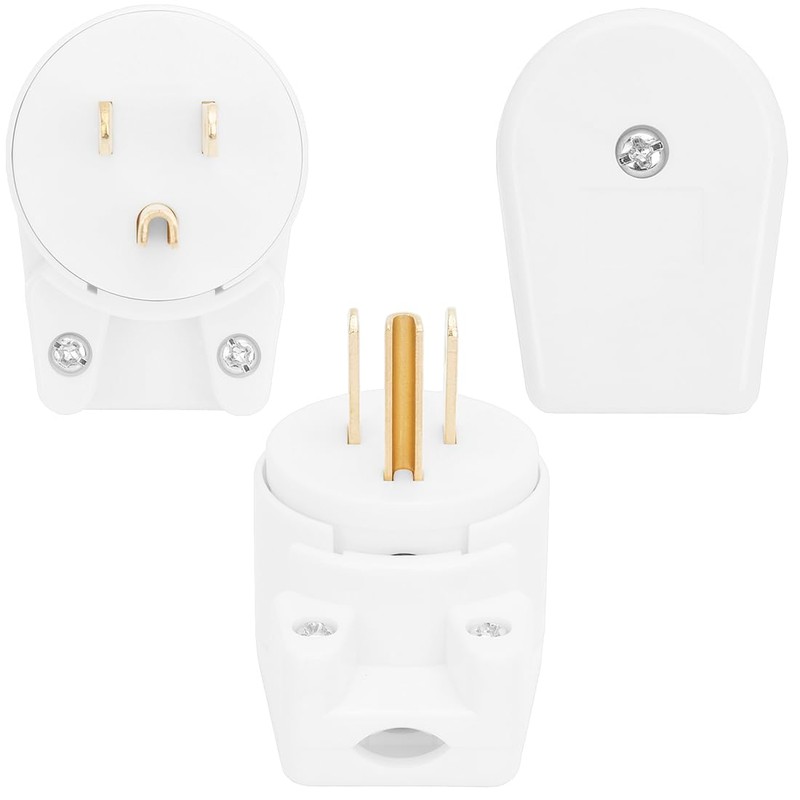 (3PACK) ETL Listed 90 Degree USA Canada Male Plug Nema