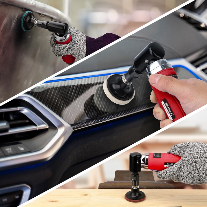SHALL Right Angle Die Grinder, 90 Degree, 1/4" & 1/8"
