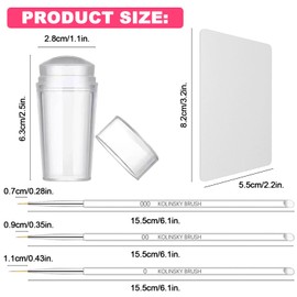 HYWWPFLAY Jelly Nail Stamp