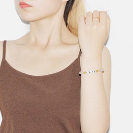 Tobestu Love Bracelets for Women - 6mm Candy Color Matte Agate Beaded Bracelet Ideal for Valentine's Day Anniversary YA5152