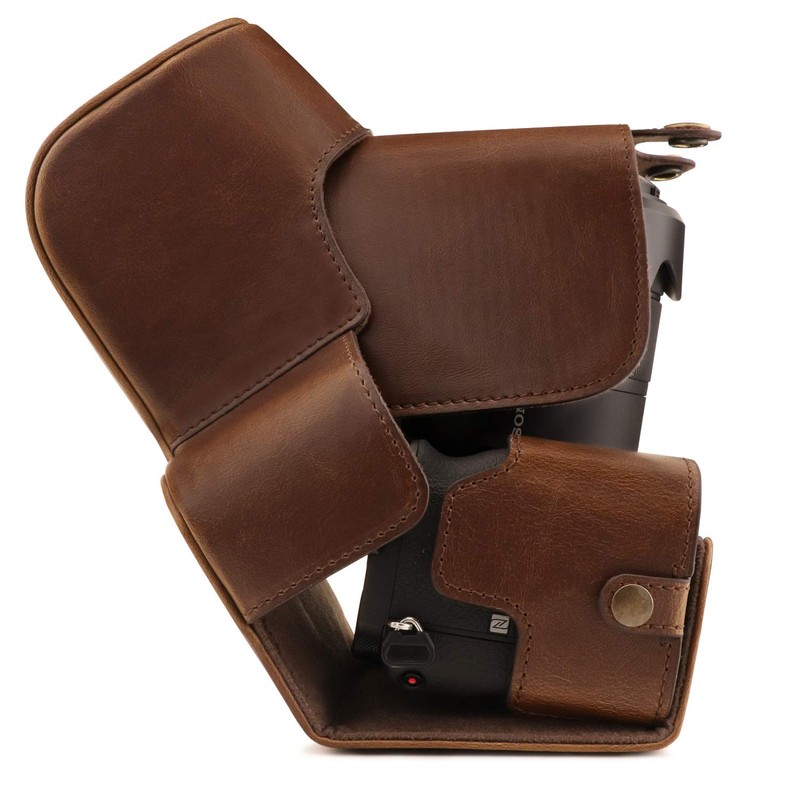 MegaGear MG1805 Ever Ready Leather Camera Case Compatible with Sony