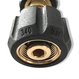M&M Smartek Hose Connector M22 - M22 Female Thread for / Compatible with Kärcher K HD HDS & Kränzle Pressure Washers