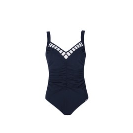 Sunflair Women's Badeanzug Basic Swimsuits, Blue (Nachtblau), 14 (Size: 44D)