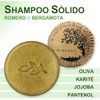 Shampoo Sólido de Romero y Bergamota, Control de Caída,100gr