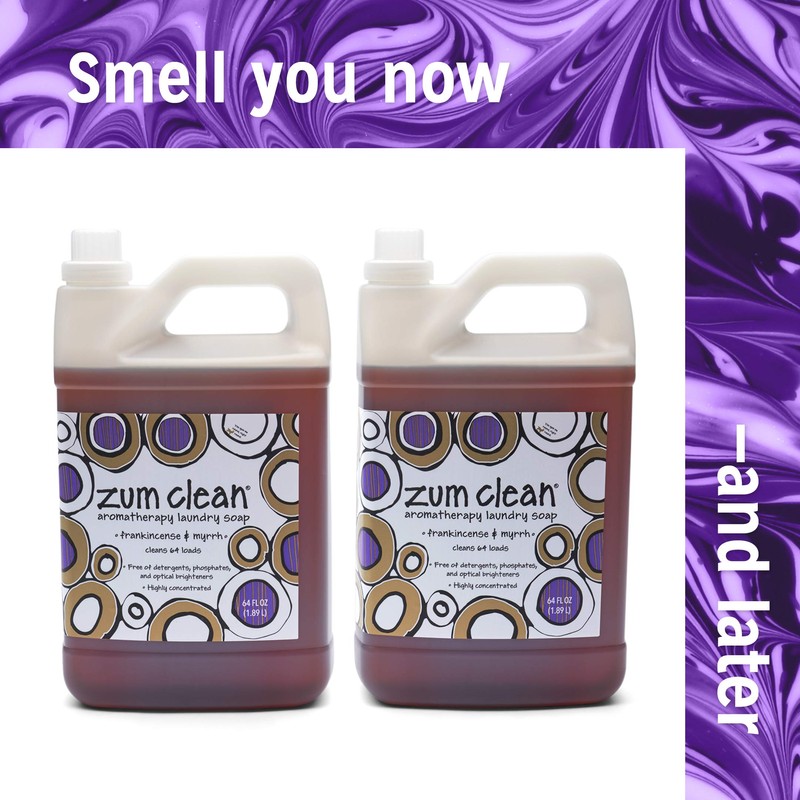 Indigo Wild Zum Clean Laundry Soap - Plant-Based Liquid Laundry