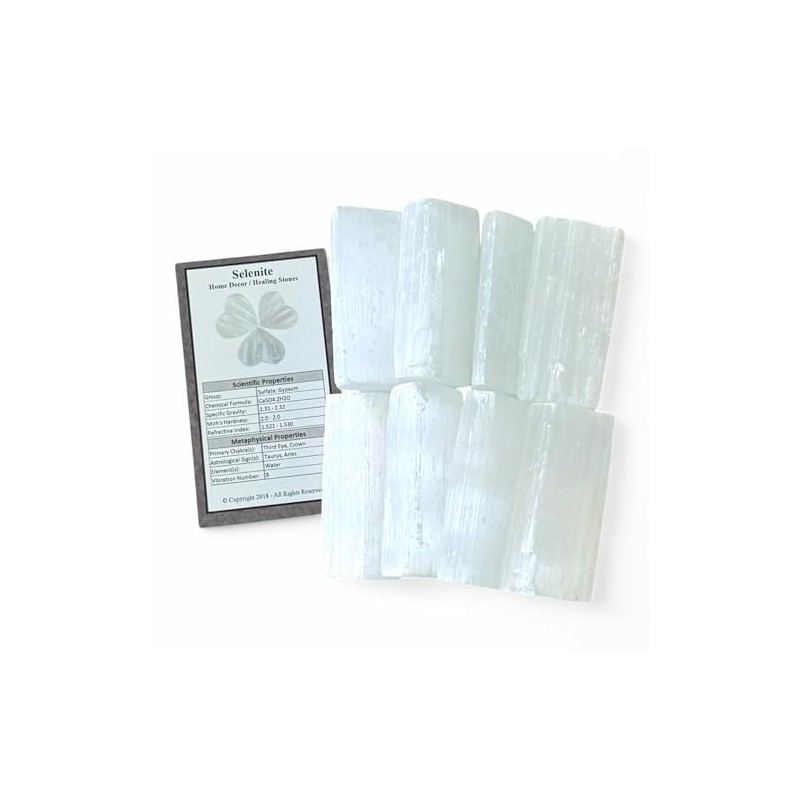 Pachamama Essentials Selenite Healing Stone - Crystal Stick for Healing,