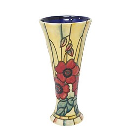 Old Tupton Ware Poppy 20cm 8" Slim Vase New