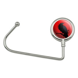 GRAPHICS & MORE Crow on Branch Purse Bag Hanger Holder Hook