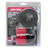 Dekton 3PC Drill Brush Set, Red, Standard