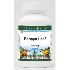 Papaya Leaf - 450 mg (100 Capsules, ZIN: 511015) - 3 Pack