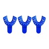 VSDent Dental Impression Trays - Pack of 12 Blue (Medium Lower # 4)