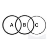 Kase Magnetic Filter Adapter 82mm (3 Piece A+B+C)