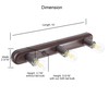Maichis 15'' RV Wall Sconce with 3 LED Bulbs (Included),