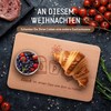 Unique Gift Idea for Grandpa: Wooden Breakfast Board with Engraving