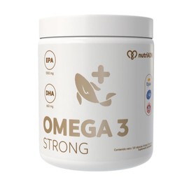 nutriADN - Omega 3 Strong Platinum – Omega con EPA 1000 mg | DHA 660 mg | DPA 110 mg | de Aceite de Pescado –800 mg 60 Días -Certificado IFOS – 120 Cá