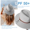 DRESHOW Womens Summer Straw Sun Hat Wide Brim Bucket Hats