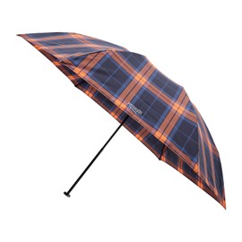 Moonbat (Mackintosh Philosophy) Rain Umbrella, Folding Umbrella, Ultra Lightweight, Yarn-Dyed, UV Check 21-431-11139-02 Orange, orange