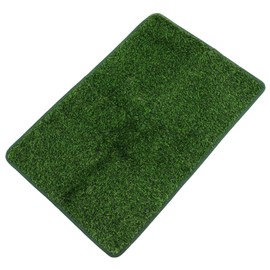 HAKIDZEL Pet Mat Dog Grass Pad with Tray Vivid Fake Grass Reusable Pee Pads Infant Pee Pad Artificial Grass Mat Replaceable Fake Grass Replaceable Pet Pee Pad or Cat Litter Box