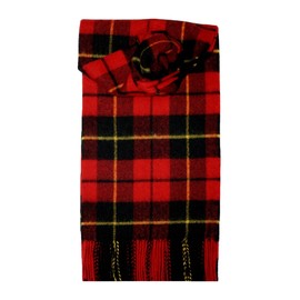 Wallace (Red) Tartan Lambswool Scarf