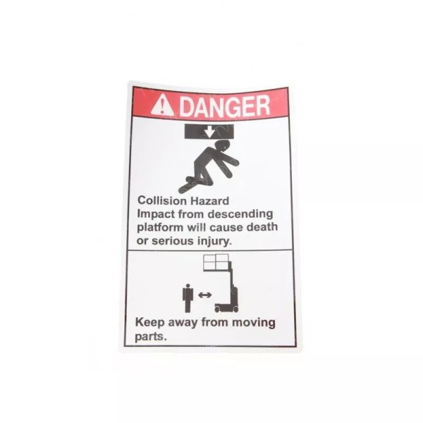 ouroverstock FOR GENIE GR-8 DECAL DANGER COLLISION HAZARD 82975 82975GT