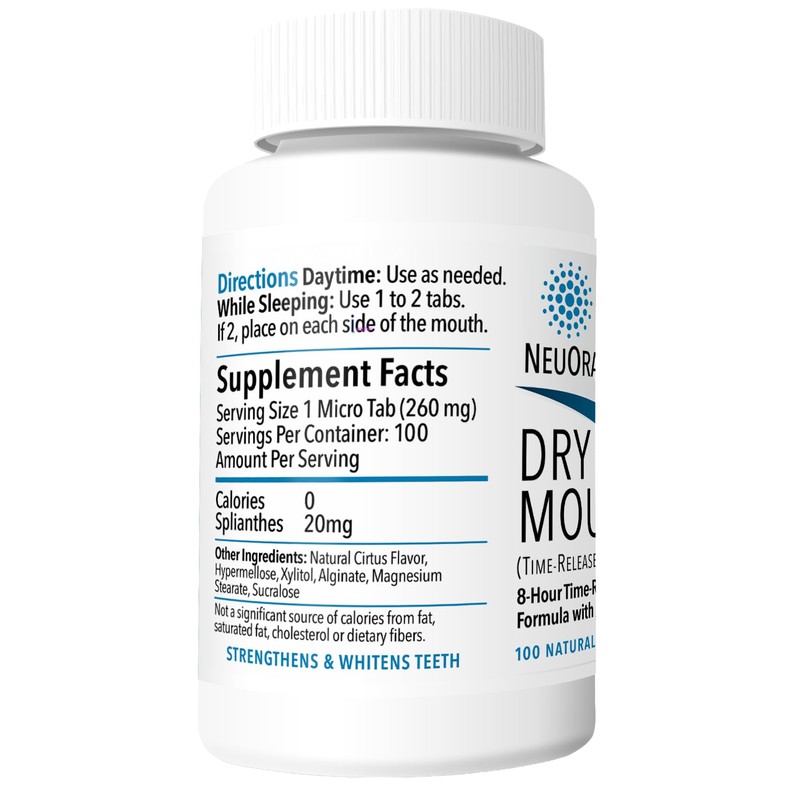 Dry Mouth TR by NeuOra Microceuticals: 8 Hour Time-Release Oral