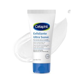 Cetaphil Exfoliante Ultra Suave Facial Extracto Bambú Piel Sensible 178 ml | Remueve células muertas, suaviza textura y aporta aspecto saludable con glicerina, vitaminas B5 y E y extracto de bambú.
