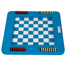 Water Sports Floating Multiple Game Chess Checkers Swimming Pool Board - Use in or Out of The Pool