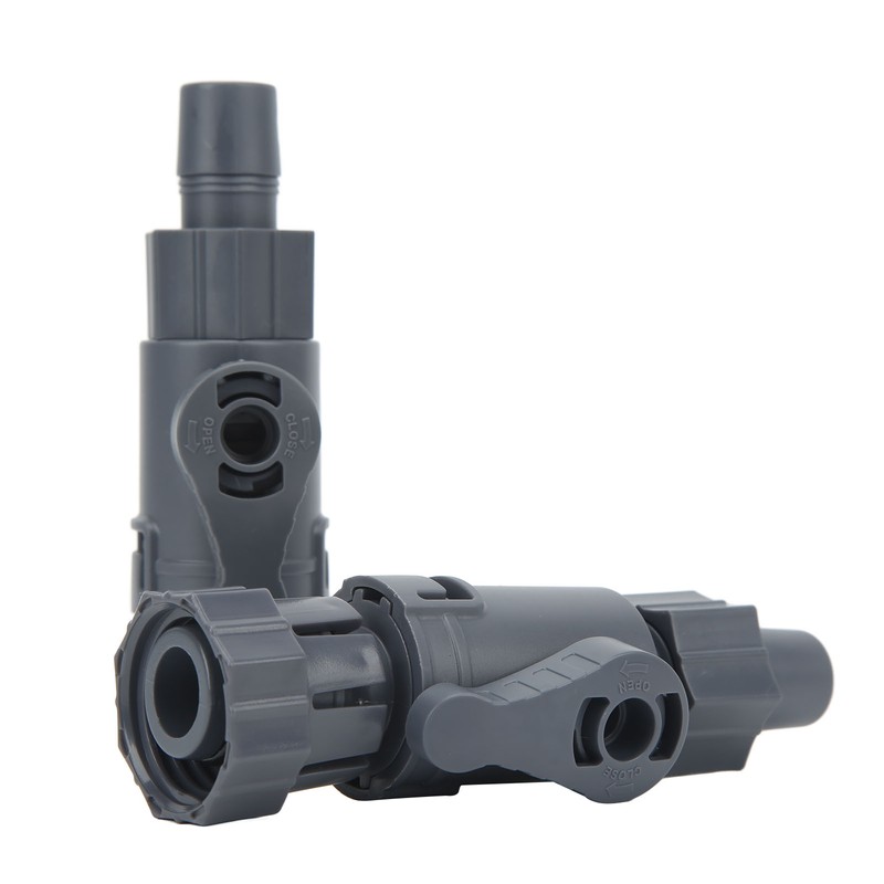 Aquarium Water Control Connector Double Valve Leakage Proof Quick Release