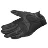 Komine GK-257 Vented Protective Leather Gloves for Motorcycles, Black, L